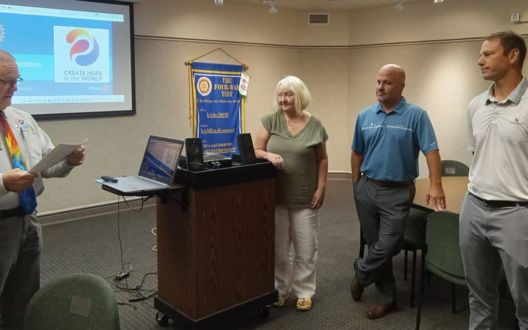 Rotary Club of Minden adds Four New Members